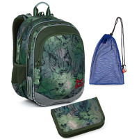 Školský set Topgal ELLY 22015 B - školská taška + peračník + vrecko na prezuvky