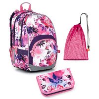 Školský set Topgal KIMI 22011 G - školská taška + peračník + vrecko na prezuvky