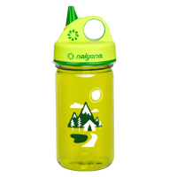 Detská fľaša na pitie  Nalgene Grip´n Gulp - Green Tail, 350 ml