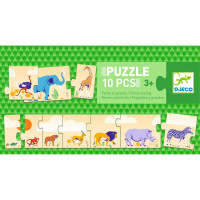 Puzzle - Od najmenšieho k najväčšiemu - 10 ks
