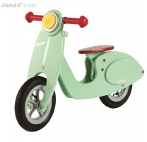 Bicicletta Scooter Color Menta - legno