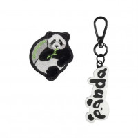 COLOUR UP-Set coocazoo Panda: Anhänger & Klett-Patch