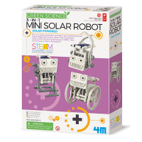 Mini robot a energia solare 3in1
