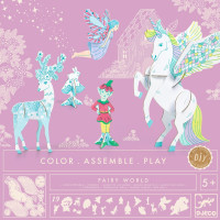 Colora, assembla e gioca - Un mondo di fate e unicorni