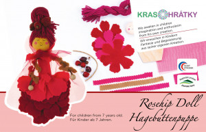 Giochi creativi Krasohrátky - Crea la bambola delle rose