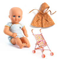 Balíček Pomea s bábikou Canary - výbavička na precházky