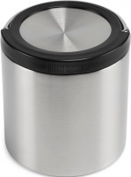 Contenitore per cibo in acciaio inox Klean Kanteen TKCanister 32oz w/IL - brushed stainless 946 ml