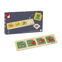 Lernspielzeug - Kartensequenzen - der Garten