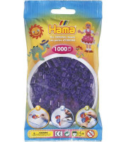Hama Midi - průhledné fialové korálky 1000 Ks
