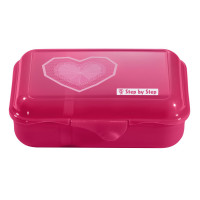 Lunchbox Step by Step mit Trennwand, Glitter Heart Hazle