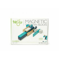 Magnetická stavebnice TEGU Blue - 24 dílů - Sleva poškozený obal