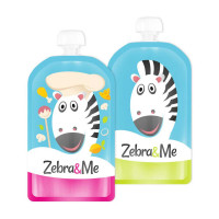 Zebra&Me kapsičky na opakované použitie 2 ks - Kuchár - zebra