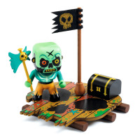 Balíček Arty Toys - pirát So Hipster & pirát Skull s plťou a truhlicou