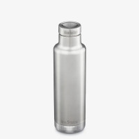 Edelstahl Isolierflasche Klean Kanteen Classic Pour Through Cap - Brushed Stainless 750 ml