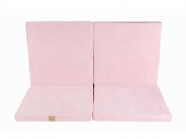 Penasta igralna podloga kvadrat: rožnata