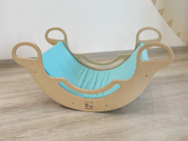 Cuscinetto per Altalena Montessori 6in1 smile con elastan - turchese