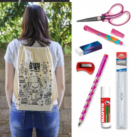 Balíček školských potrieb pre dievčatá praváčky