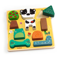 Puzzle & Konstruktionsspiel 2in1 Puzz&Match - Tiere