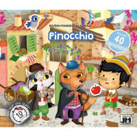 Pinocchio - povídej pohádku zas a znova - samolepková knížka
