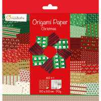Súprava origami papierov - Vianoce