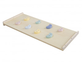 Tavola reversibile per altalena Montessori 5in1 - colori pastello