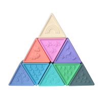 Blocchi triangolari Triblox, colori pastello