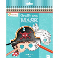 Pustne maske za barvanje za dečke