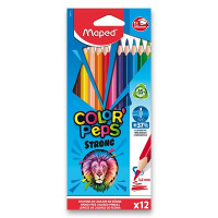 Pastelky Maped Color'Peps Strong - 12 farieb