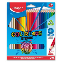 Pastelli Maped Color'Peps Strong - 24 colori