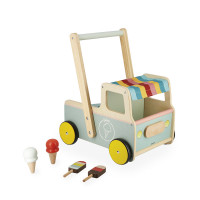 Dřevěný vozík - zmrzlinářské auto