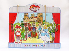 Marionetino - Bábkové divadlo - univerzálna sada bábok a kulís