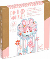Vyrob si sám - lapač snů - růžový králík - Sleva poškozený obal