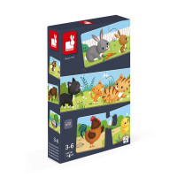Kombinationsspiel Tier-Puzzle Trionimo (30 Teile)