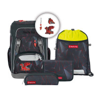 Školní batoh pro prvňáčky Step by Step GIANT 5dílný set, Dragon Drako, certifikát AGR