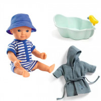 Pacchetto Pomea con bambola ragazzo Oliver - accessori da bagno