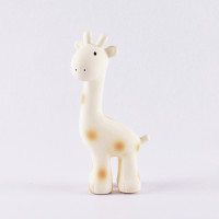 Tikiri – massaggiagengive e sonaglio in gomma naturale – Giraffa