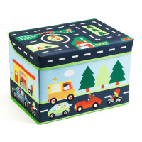 Úložný box na hračky - cestný okruh