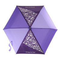 Ombrello pieghevole per bambini con effetti magici, Purple