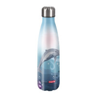 Edelstahl-Trinkflasche, 0,50 l, Dolphin Pippa