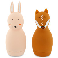Dětská stříkací hračka do vany  2 ks Mrs. Rabbit, Mr. Fox