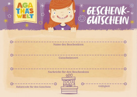 Agatha's Geschenkgutschein: 100 EUR