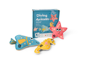 Mořská zvířata pro malé potápěče - hra do vody - 3 ks