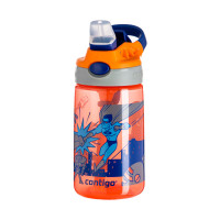 Detská hydratačná fľaša Contigo James 420 ml - oranžová s hrdinami