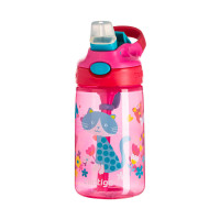 Borraccia idratante Contigo James 420 ml - rosa con gattino