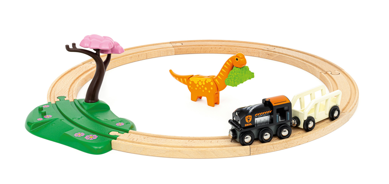 BRIO - Ferrovia circolare con dinosauri