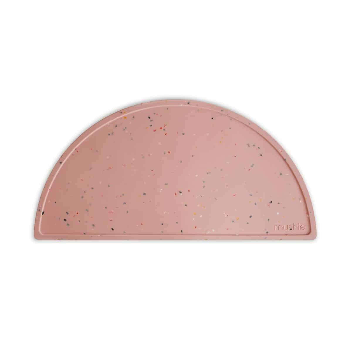 Mushie Silikon-Tischset - Pink Confetti