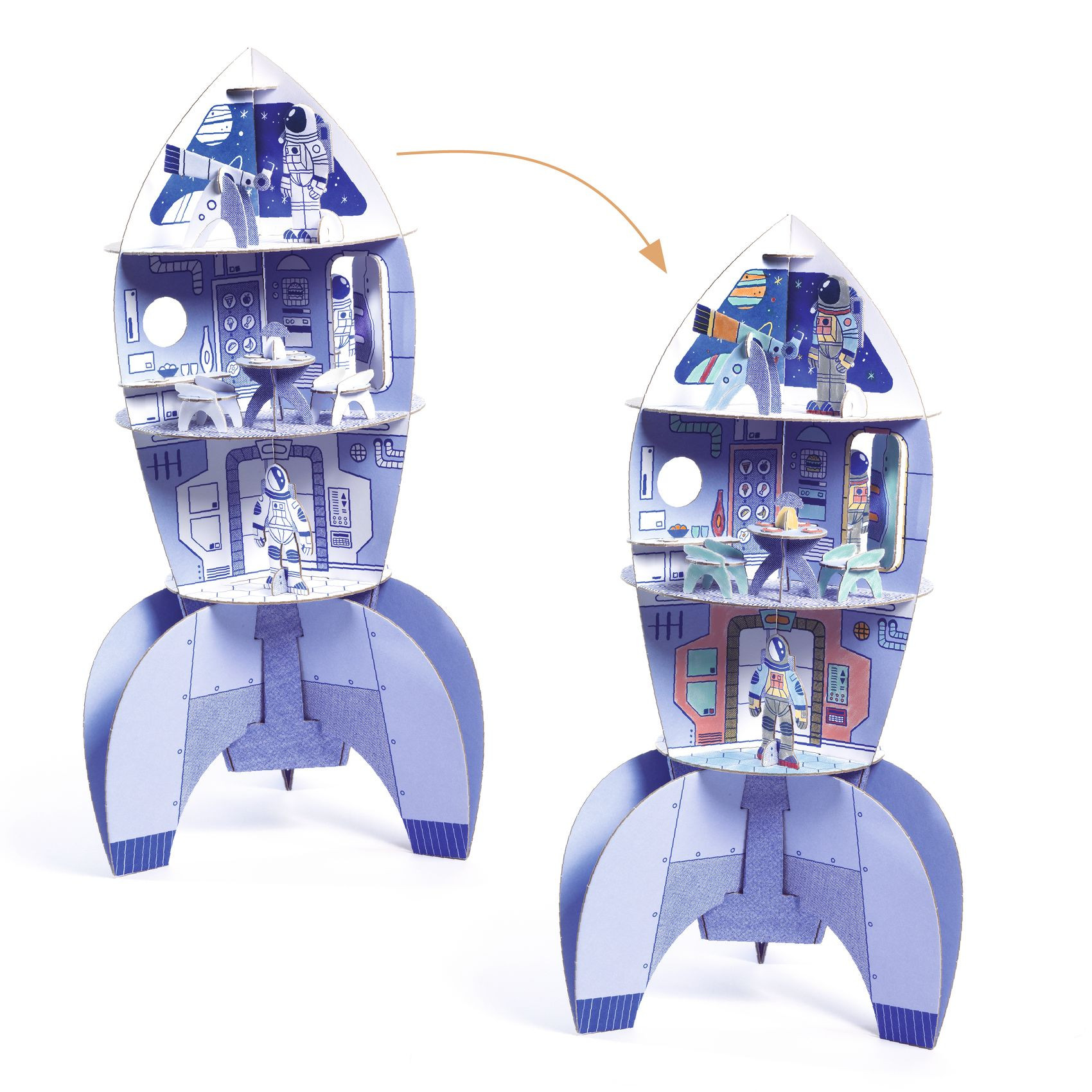 Kit Di Costruzioni Spaziali - Giocattolo Creativo Per Bambini Con Astronavi E Accessori
