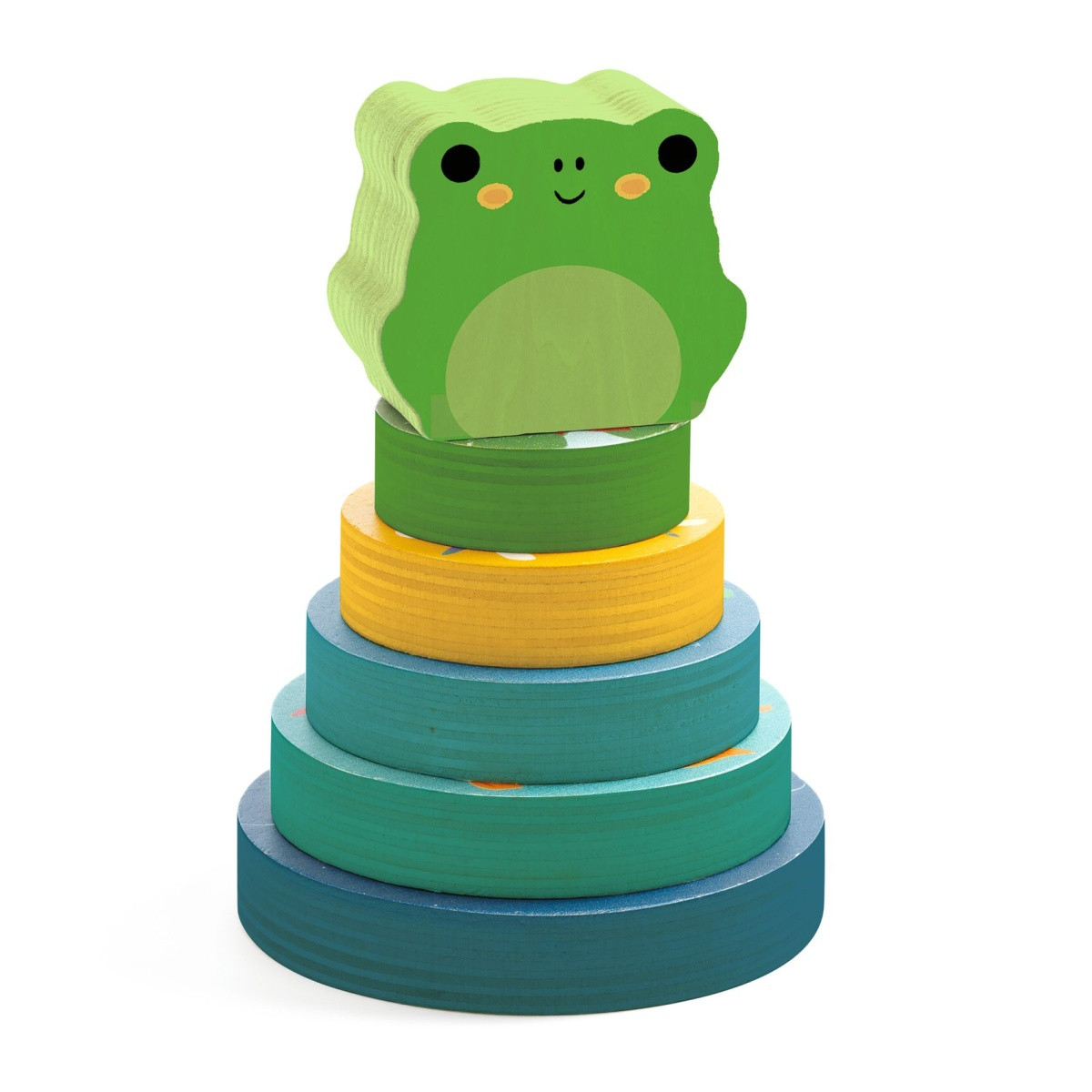 Bigjigs Toys Gatto Impilabile In Silicone, 7 Pezzi, Giocattolo Sensoriale E Montessori Per Neonati 5+ Mesi, Anelli Arcobaleno In Silicone Alimentare, Sviluppo Motorio E Riconoscimento Colori