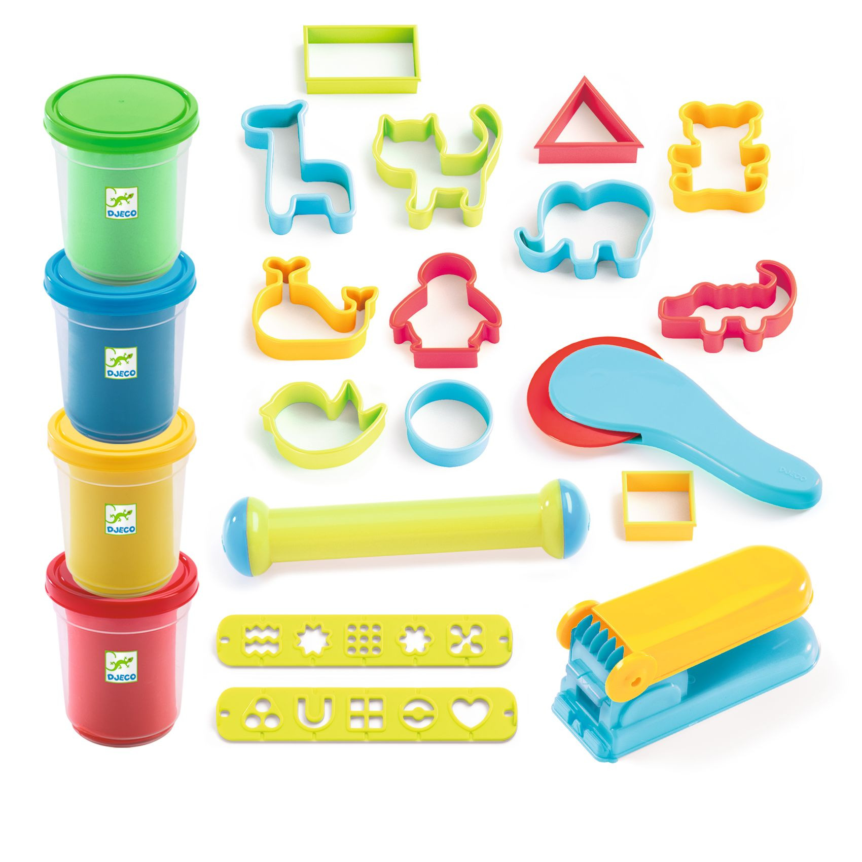 Set Di Plastilina Miniwerk 6 Colori (rosso, Giallo, Blu, Verde, Viola, Arancione) Per Bambini Da 2 Anni. Atossica, Vegana, Morbida, In Contenitori Richiudibili.