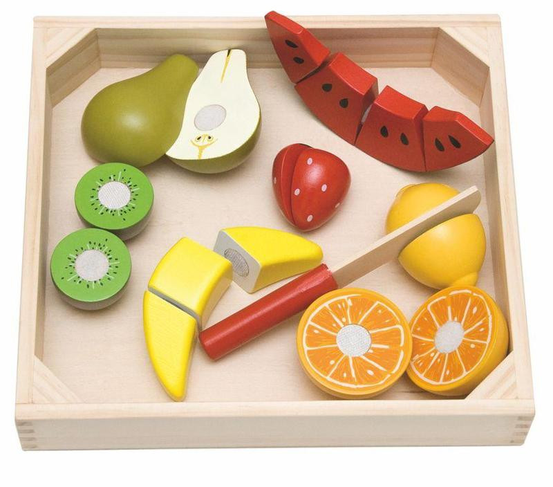 Frutta da tagliare ispirazione Montessori
